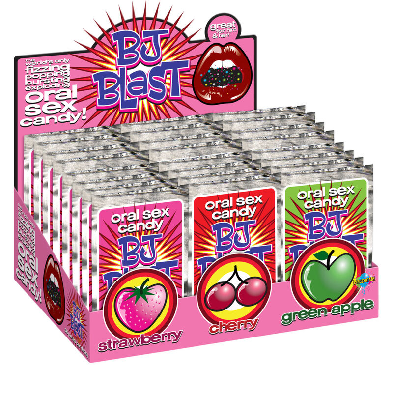 Pipedreams-Bj Blast Caramel pentru Sex Oral Asortiment Display 1 img 94100 12d732a3a02cdeb3a63d68c38f6075aa 1