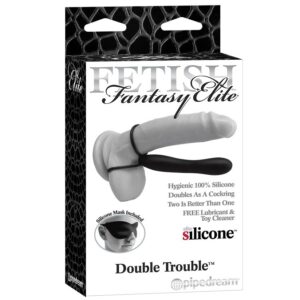 Fetish Fantasy Elite – Double Trouble Strap-On din Silicon — PIPEDREAMS · Inele & Mansoane Penis (imaginea 2)