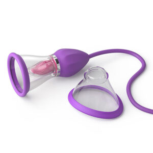Fantasy For Her - Ultimate Pleasure Max Suction Hose With Stimulating Tongue Purple, Total Length 22.9 cm, Hose Length 78.7 cm - imagine 5