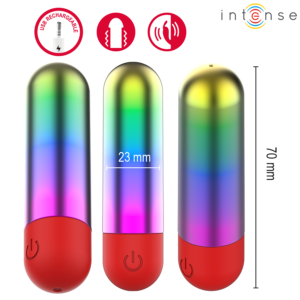 Intense Fun Toys-Debbie Rainbow Clitoris Vibrating Bullet 70 x · Vibratoare (imaginea 4)
