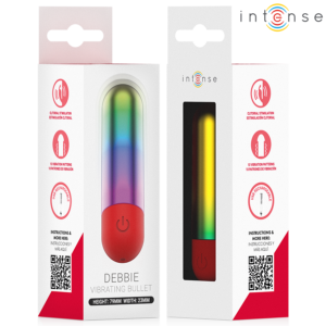 Intense Fun Toys-Debbie Rainbow Clitoris Vibrating Bullet 70 x · Vibratoare (imaginea 6)