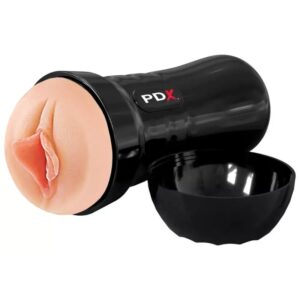 PDX EXTREME - Realistic Self-Lubricated Masturbator With Super Delicious Lips 16.5 cm - imagine 5