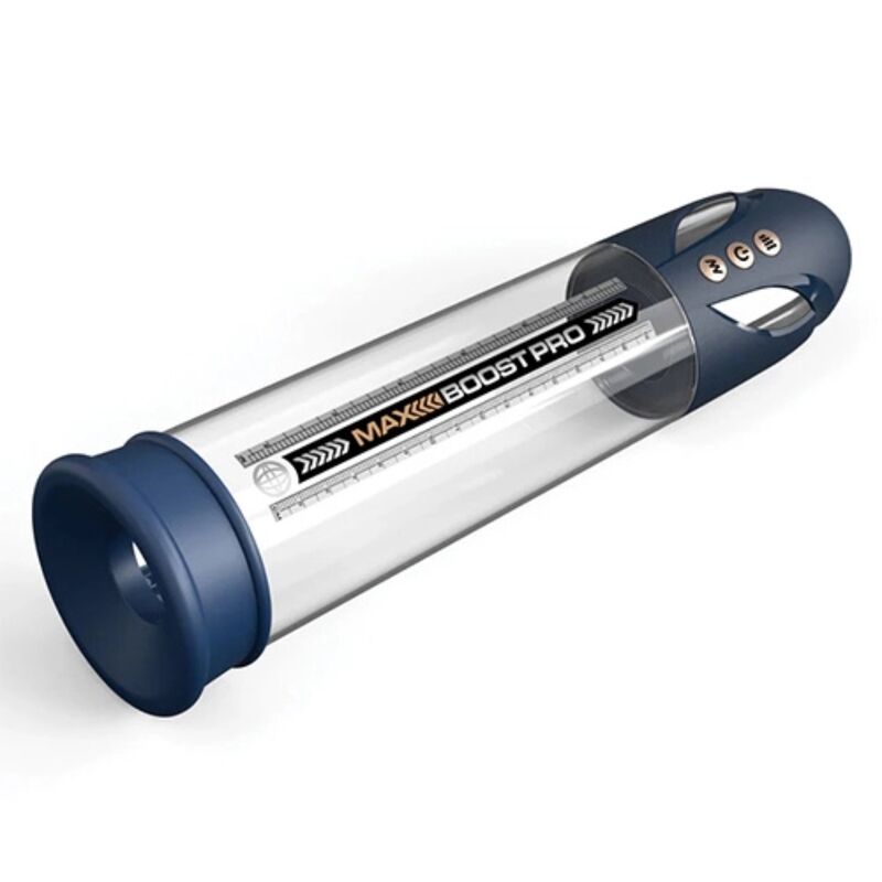 Pump Worx-Max Boost Pro Flow Blue Vacuum Pump 30.5 cm-Reincarcabil — PIPEDREAMS · Inele & Mansoane Penis (imaginea 4)
