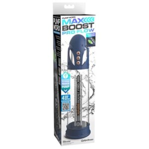 Pump Worx-Max Boost Pro Flow Blue Vacuum Pump 30.5 cm-Reincarcabil — PIPEDREAMS · Inele & Mansoane Penis (imaginea 3)
