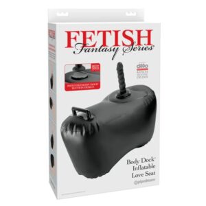 Fetish Fantasy Series-Body Dock Inflatable Love Seat With Dildo - imagine 6