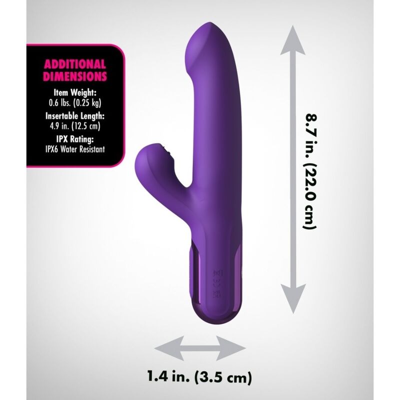 Fantasy For Her – Super Sonix Thruster Rabbit 22 cm — PIPEDREAMS · Vibratoare (imaginea 3)