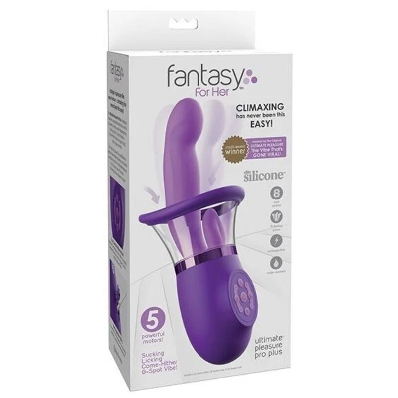 Fantasy For Her – Ultimate Pleasure Pro Plus Rabbit 20,3 cm — PIPEDREAMS · Vibratoare (imaginea 5)