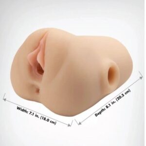 PDX PLUS - Realistic Vagina Pussy Pounder Squeeze Stroker 18 cm - imagine 3