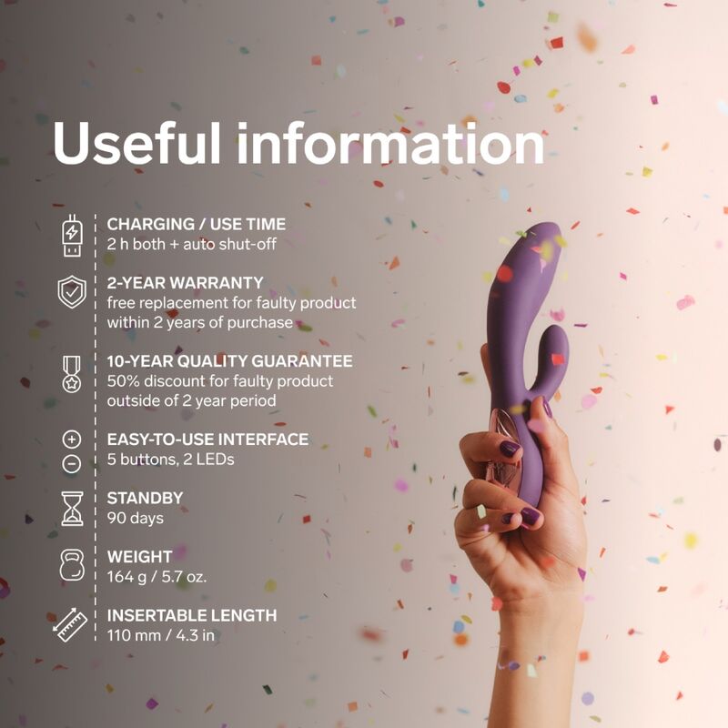 Lelo-Ina Thrust Rabbit Vibrator Purple-Silicon, Reincarcabil, App 9 Lelo-Ina Thrust Rabbit Vibrator Purple-Silicon, Reincarcabil, App · Vibratoare (imaginea 9)