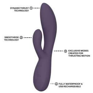 Lelo-Ina Thrust Rabbit Vibrator Purple-Silicon, Reincarcabil, App 16 Lelo-Ina Thrust Rabbit Vibrator Purple-Silicon, Reincarcabil, App · Vibratoare (imaginea 6)
