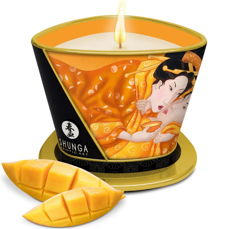 Shunga Lumânare de Masaj – Mango 170 ml 1 Shunga Lumânare de Masaj – Mango 170 ml · Masaj Erotic