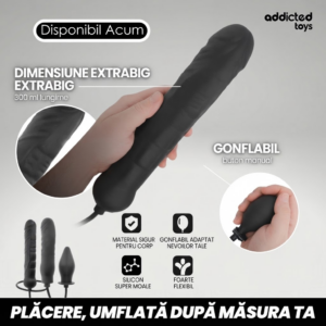 Home 77 Addicted Toys-Dildo Gonflabil Xl Model 5-Silicon, Waterproof