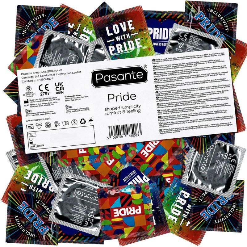 Pasante-Pachet Gay Pride-144 Bucăți · Prezervative