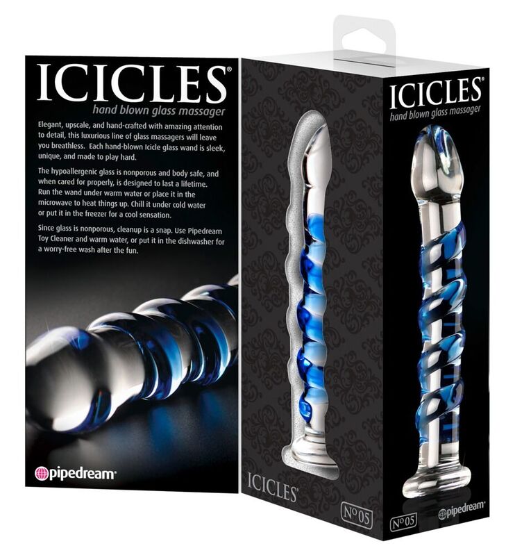 Icicles-N. 05 Masajer din Sticlă 4 Icicles-N. 05 Masajer din Sticlă — PIPEDREAMS · Dildo & Stimulatoare (imaginea 4)