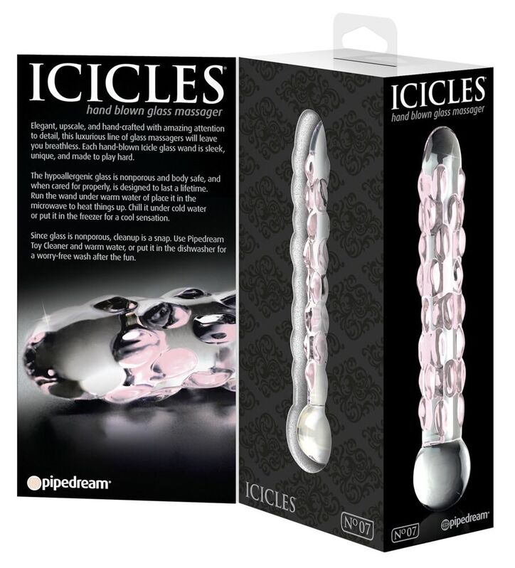 Icicles-N. 07 Masajer din Sticlă 2 Icicles-N. 07 Masajer din Sticlă — PIPEDREAMS · Dildo & Stimulatoare (imaginea 2)