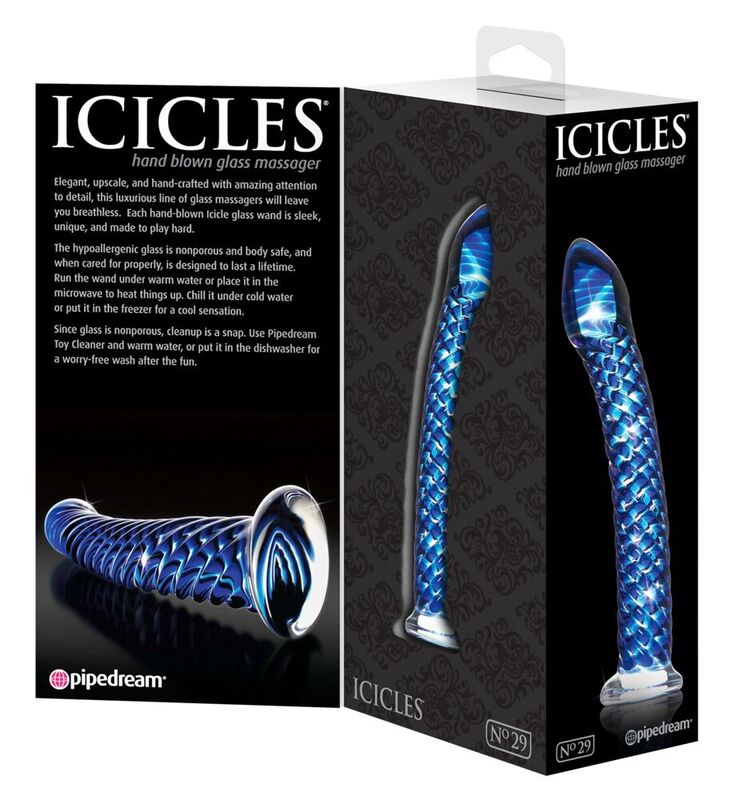 Icicles-N. 29 Masajer din Sticlă 2 Icicles-N. 29 Masajer din Sticlă — PIPEDREAMS · Dildo & Stimulatoare (imaginea 2)