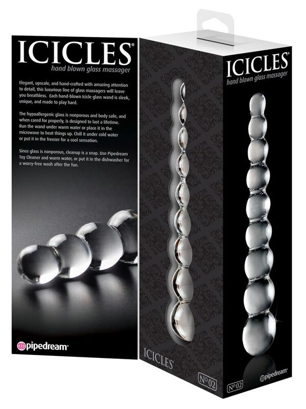Icicles-N. 2 Masajer din Sticlă 3 Icicles-N. 2 Masajer din Sticlă — PIPEDREAMS · Dildo & Stimulatoare (imaginea 3)