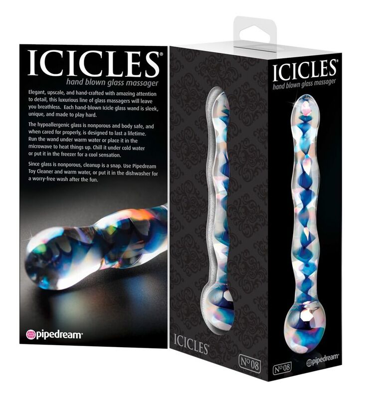 Icicles-N. 8 Masajer din Sticlă 5 Icicles-N. 8 Masajer din Sticlă — PIPEDREAMS · Dildo & Stimulatoare (imaginea 5)