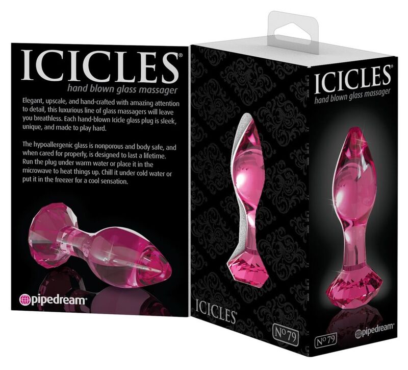 Icicles-N. 79 Dop Anal din Sticlă 4 Icicles-N. 79 Dop Anal din Sticlă — PIPEDREAMS · Accesorii BDSM (imaginea 4)