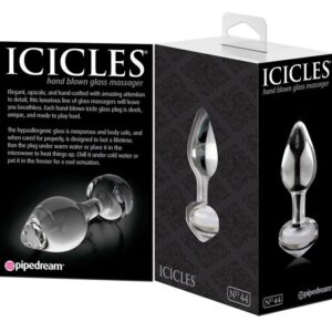 Icicles-N. 44 Plug Anal Transparent-Sticla — PIPEDREAMS · Jucarii Anale (imaginea 5)