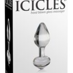 Icicles-N. 44 Plug Anal Transparent-Sticla — PIPEDREAMS · Jucarii Anale