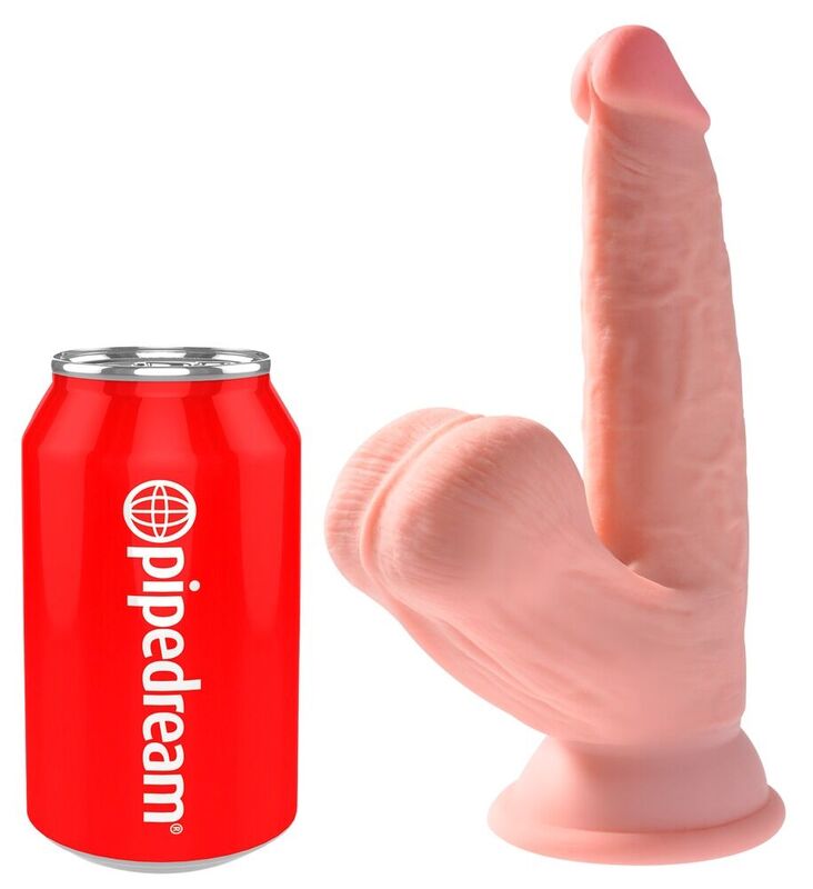 King Cock-Plus 3D Dildo cu Bile Pendulare 12.7 cm-TPE, Ventuza 1 King Cock-Plus 3D Dildo cu Bile Pendulare 12.7 cm-TPE, Ventuza — PIPEDREAMS · Dildo & Stimulatoare