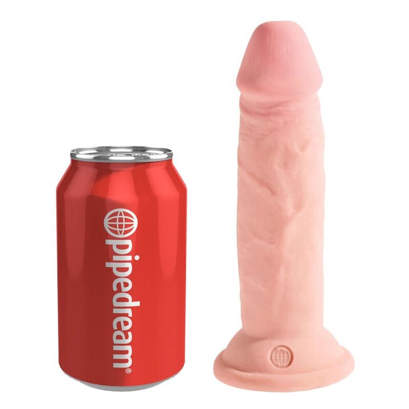 King Cock-Triple Density Dildo 15 cm-Ventuza — PIPEDREAMS · Dildo & Stimulatoare