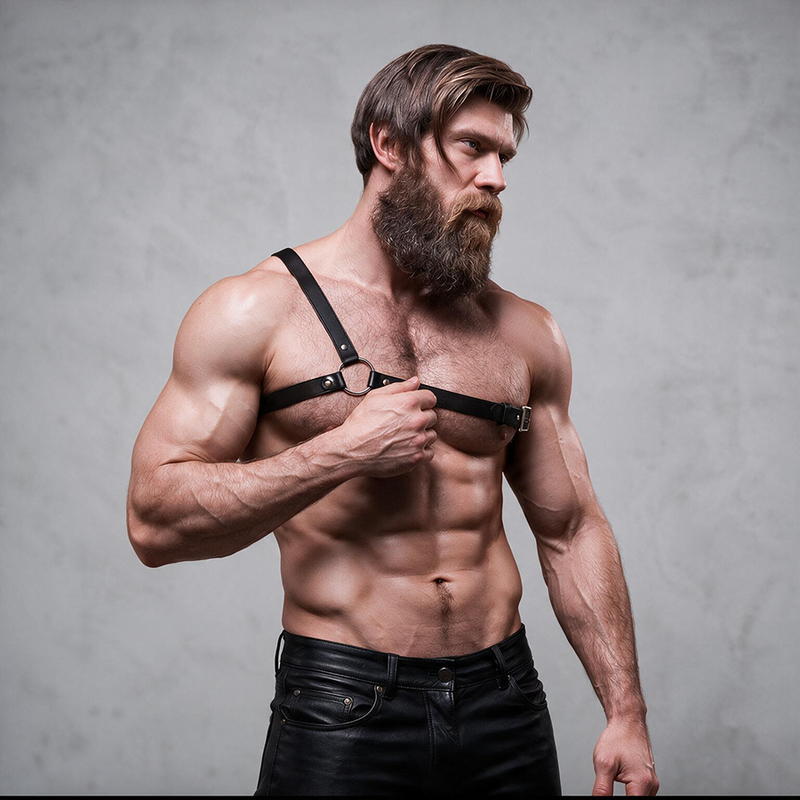 Fetish Submissive Attitude-Attitude Ham de Piept pentru Bărbați 5 Fetish Submissive Attitude-Attitude Ham de Piept pentru Bărbați · Lenjerie Barbati (imaginea 5)