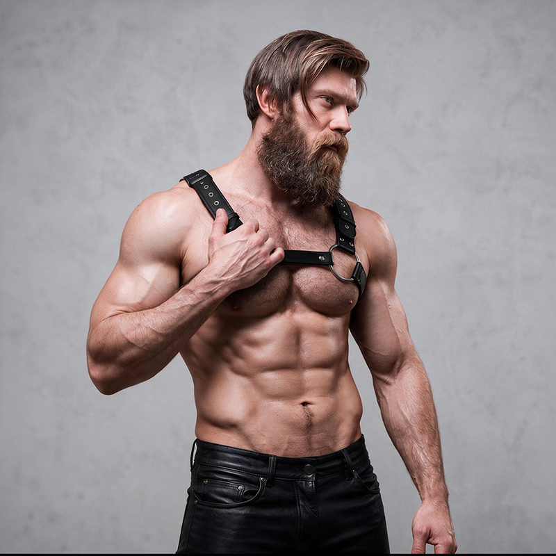 Fetish Submissive Attitude-Ham pentru Piept Bărbați · Accesorii BDSM (imaginea 4)