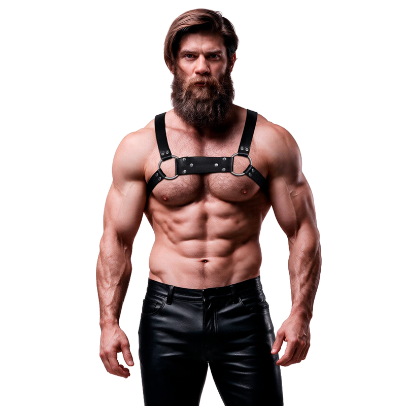 Fetish Submissive Attitude-Ham Bulldog Ecopiele pentru Piept · Accesorii BDSM