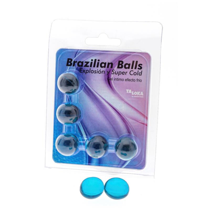 Taloka-5 Bile Braziliane cu Gel Excitant Efect Răcoritor — DIVERTY SEX · Lubrifiant