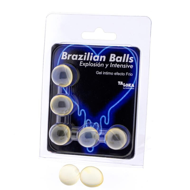 Taloka-5 Brazilian Balls Gel Excitant cu Efect Rece & Vibrație 43 Taloka-5 Brazilian Balls Gel Excitant cu Efect Rece & Vibrație