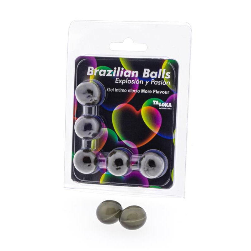 Taloka-5 Brazilian Balls More Flavour Effect Gel Excitant 38 Taloka-5 Brazilian Balls More Flavour Effect Gel Excitant