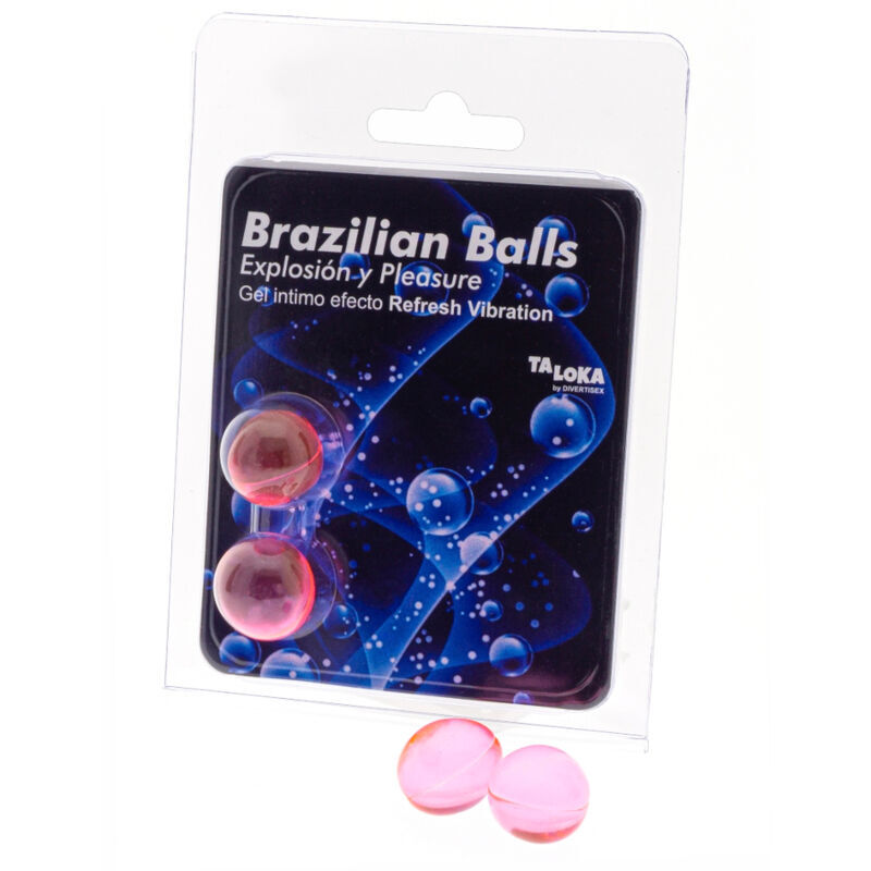 Taloka-2 Brazilian Balls Refresh Gel Excitant cu Efect Vibrant — DIVERTY SEX · Lubrifiant