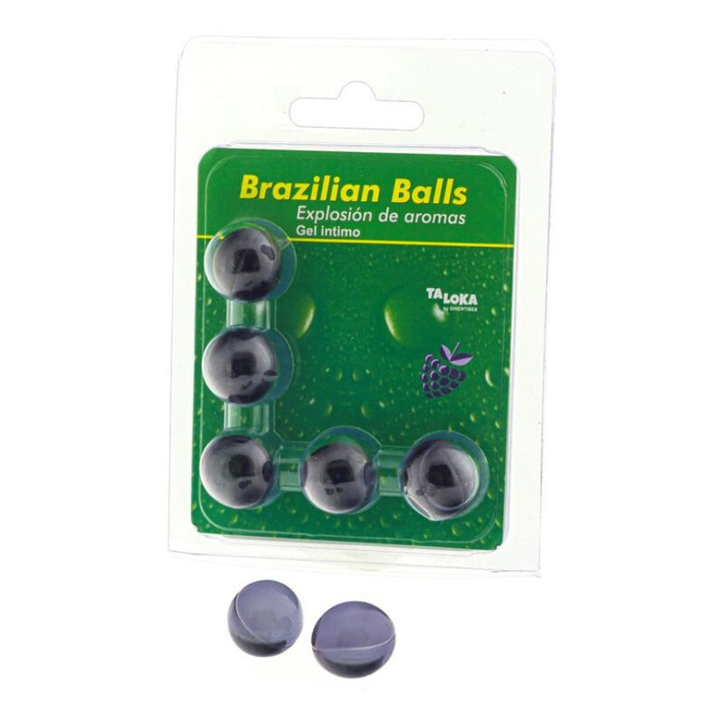 Taloka-5 Bile Braziliene Gel Intim cu Aromă Berries 48 Taloka-5 Bile Braziliene Gel Intim cu Aromă Berries