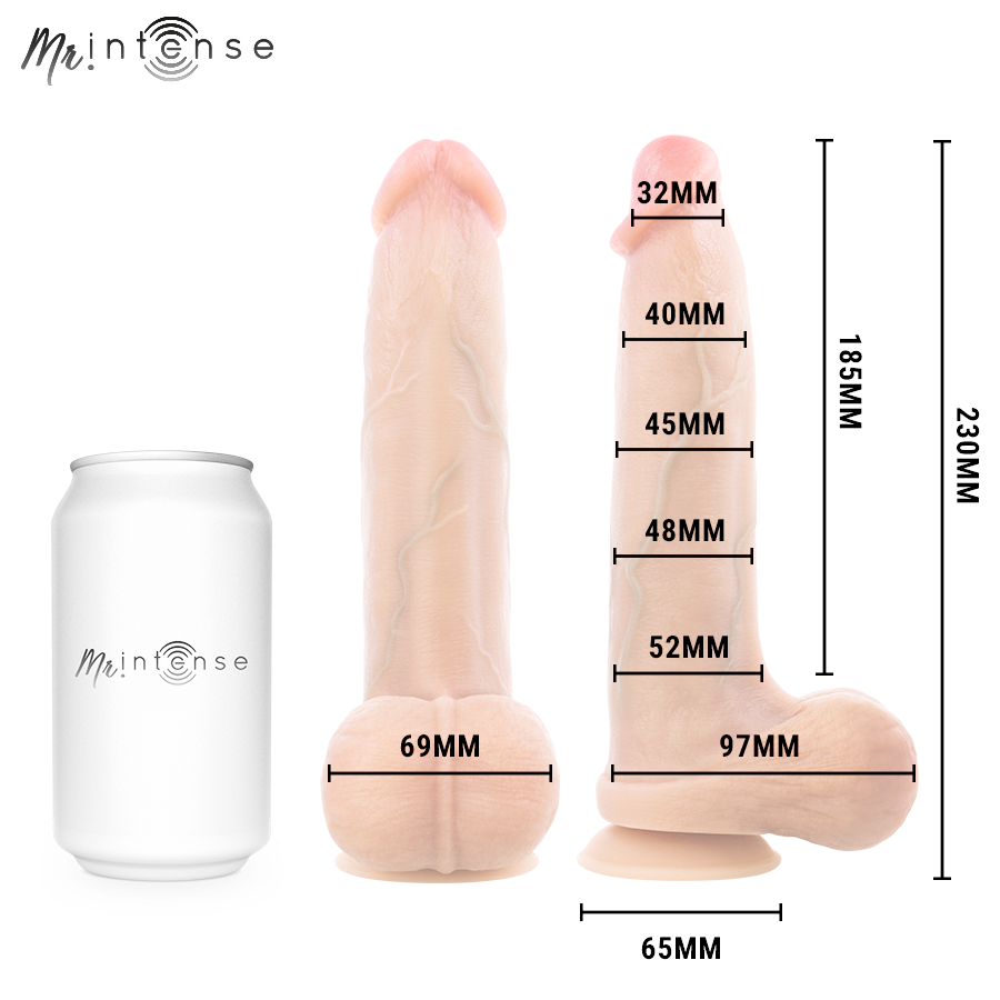 Mr Intense-Bruce L Dildo Realist cu Testicule 23 cm 5 MR INTENSE - BRUCE L DILDO SILICONE 23 CM -Ø- 5.2 CM — MR. INTENSE · Dildo & Stimulatoare (imaginea 5)