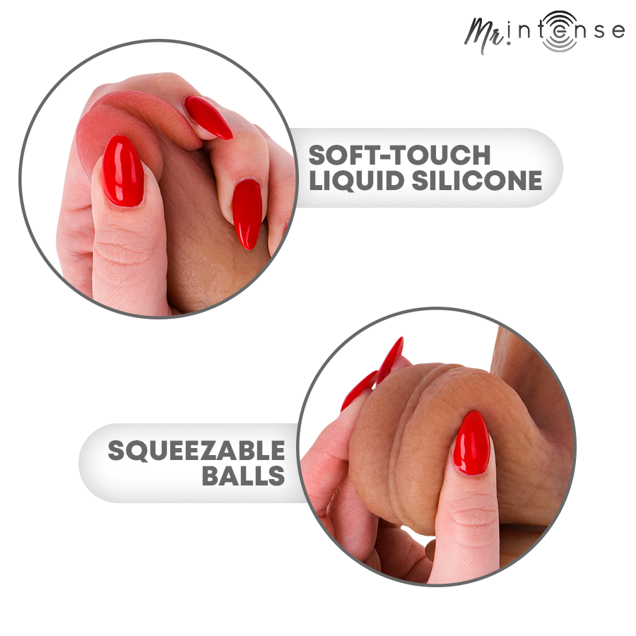 MR INTENSE - GARY S ULTRA-REALISTIC SILICONE COCK WITH TESTICLES 17.8 CM -Ø- 4.2 CM — MR. INTENSE · Dildo & Stimulatoare (imaginea 8)