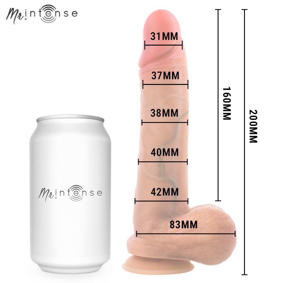 Mr Intense-Gary M Dildo Ultrarealist cu Testicule 20 cm 5 MR INTENSE - GARY M ULTRA-REALISTIC SILICONE COCK WITH TESTICLES 20 CM -Ø- 4.2 CM — MR. INTENSE · Dildo & Stimulatoare (imaginea 5)