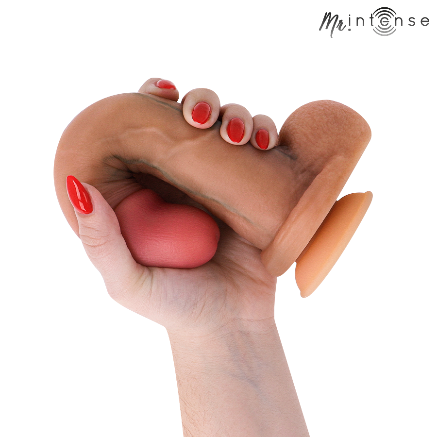 MR INTENSE - GARY L ULTRA-REALISTIC SILICONE COCK WITH TESTICLES 23 CM - Ø- 4.7 CM — MR. INTENSE · Dildo & Stimulatoare (imaginea 7)