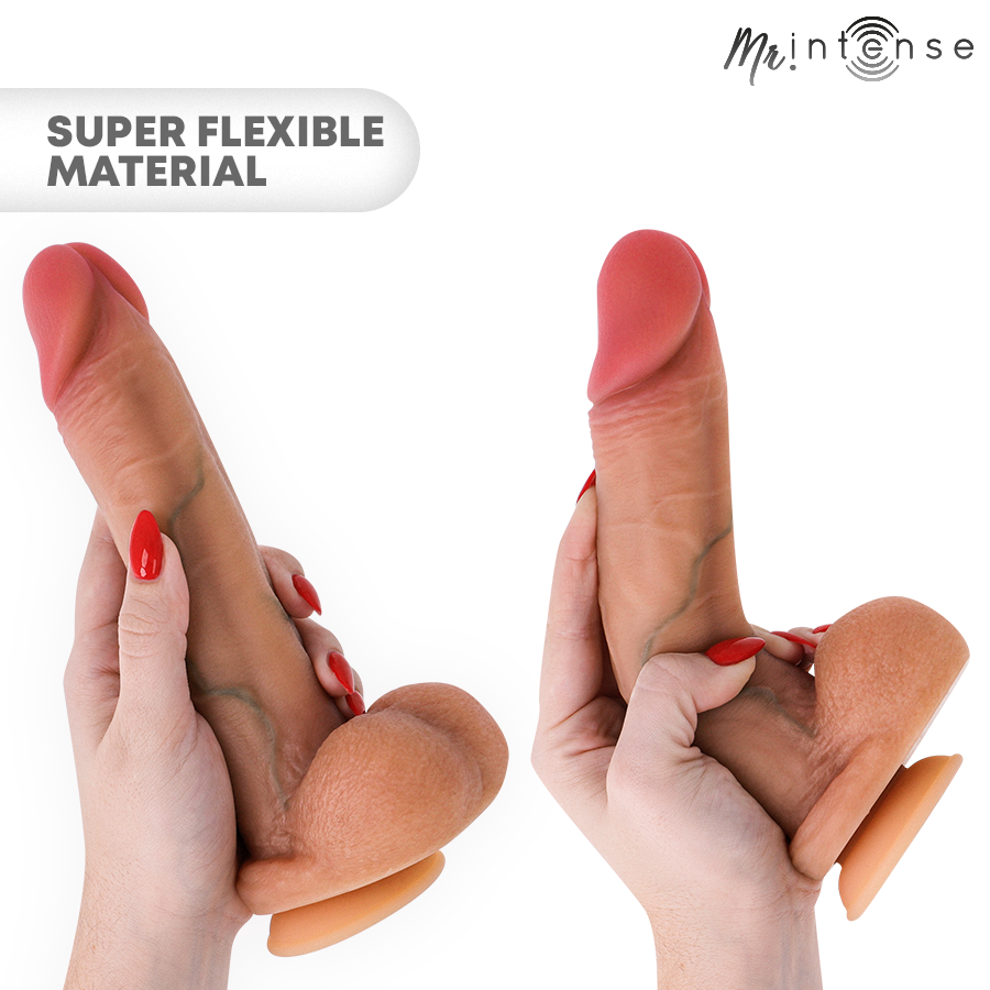 MR INTENSE - GARY L ULTRA-REALISTIC SILICONE COCK WITH TESTICLES 23 CM - Ø- 4.7 CM — MR. INTENSE · Dildo & Stimulatoare (imaginea 4)