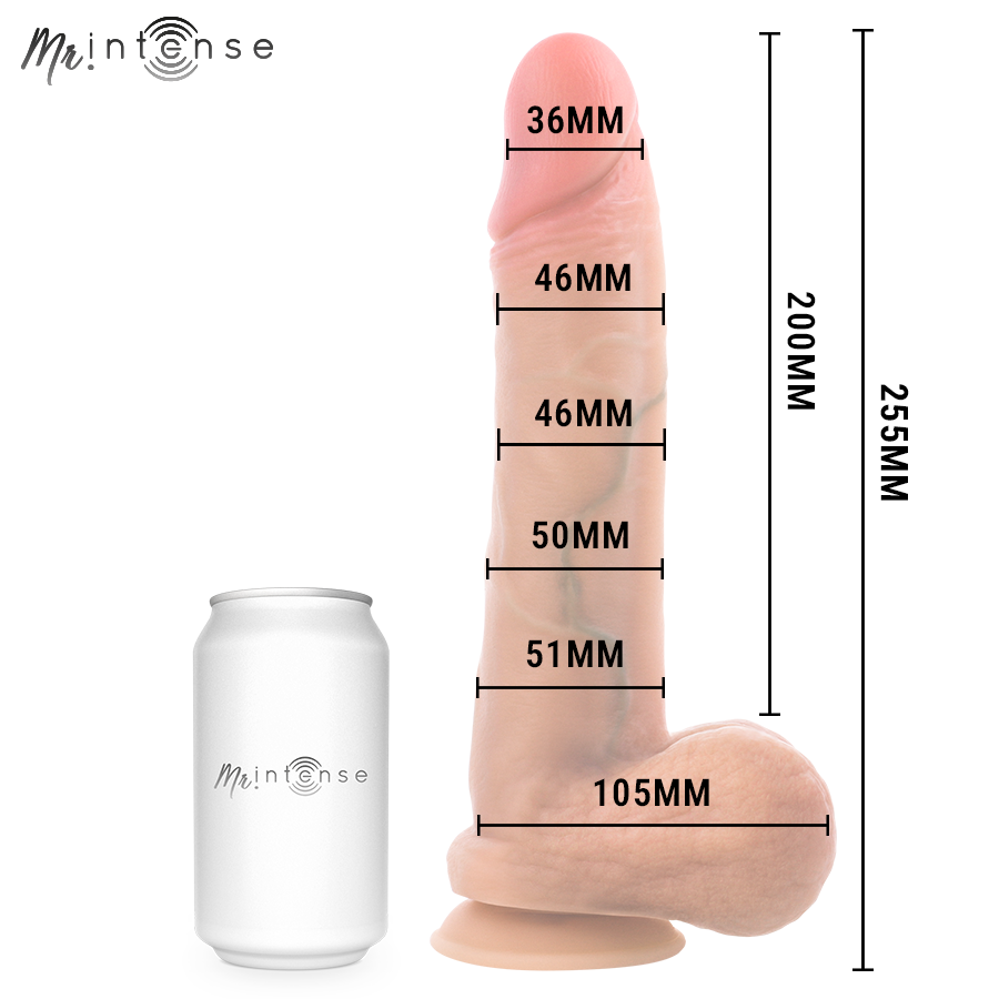 MR INTENSE - GARY XL ULTRA-REALISTIC SILICONE COCK WITH TESTICLES 25.5 CM -Ø- 5.1 CM — MR. INTENSE · Dildo & Stimulatoare (imaginea 5)
