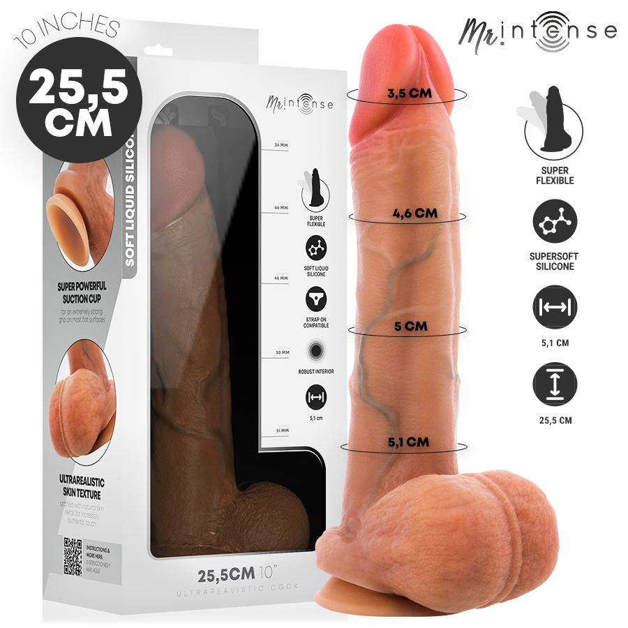 Mr Intense-Gary XL Dildo Ultrarealist cu Testicule 25,5 cm 31 Mr Intense-Gary XL Dildo Ultrarealist cu Testicule 25,5 cm