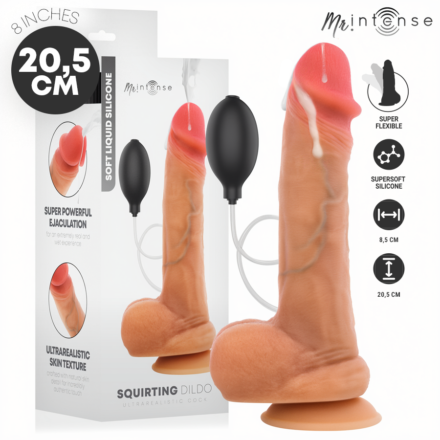 MR INTENSE - DANNY SILICONE EJACULATING DILDO 20.5 CM -Ø- 4 CM — MR. INTENSE · Dildo & Stimulatoare