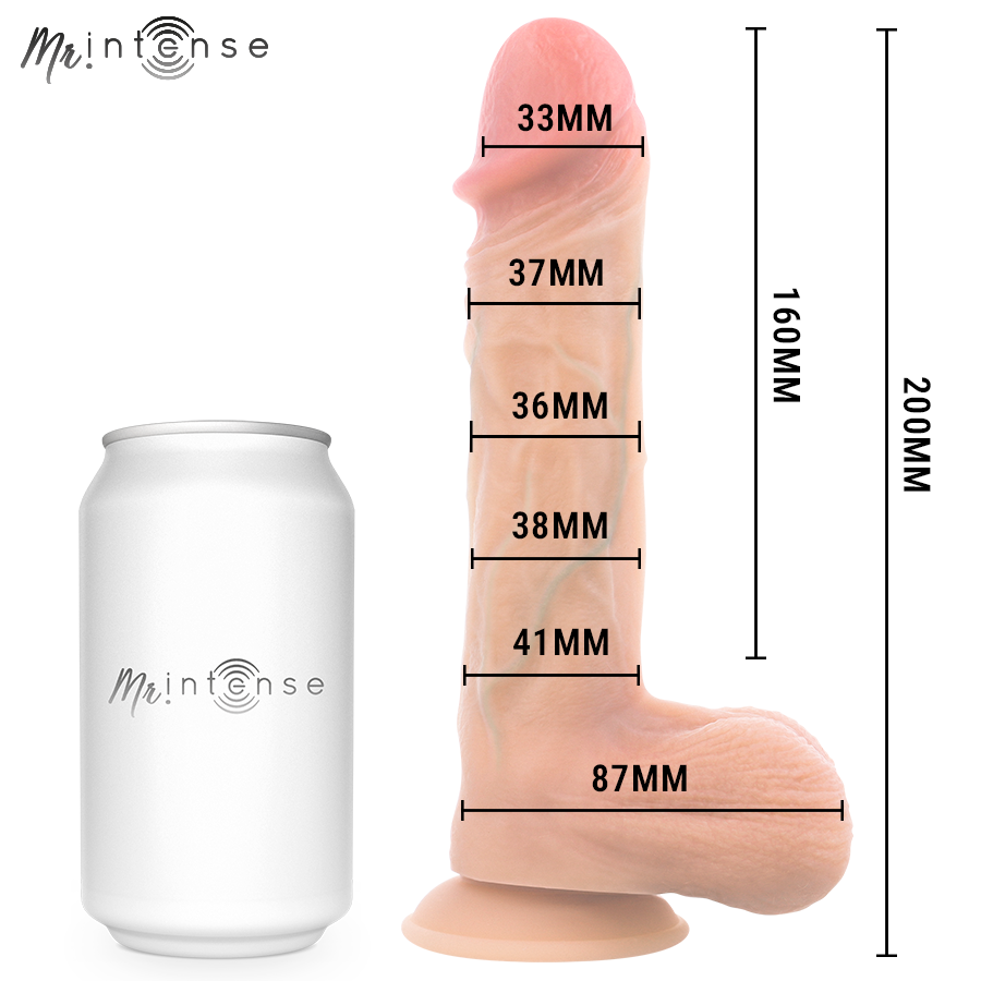Mr Intense-Logan Dildo Vibrator cu Încălzire și Telecomandă 9 MR INTENSE - LOGAN VIBRATOR DILDO SILICONE WITH HEAT EFFECT AND REMOTE CONTROL 20 CM -Ø- 4,1 CM — MR. INTENSE · Vibratoare (imaginea 9)
