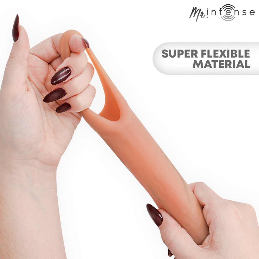 Mr Intense-Arnold L Manșon Vibrator Penis cu Telecomandă 8 MR INTENSE - ARNOLD L VIBRATOR SILICONE PENIS SLEEVE WITH REMOTE CONTROL 16 CM -Ø- 4.5 CM — MR. INTENSE · Inele & Mansoane Penis (imaginea 8)