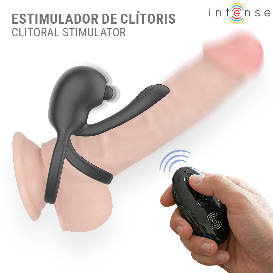 INTENSE - SPIKE REMOTE CONTROL VIBRATING PENIS RING · Inele & Mansoane Penis (imaginea 3)
