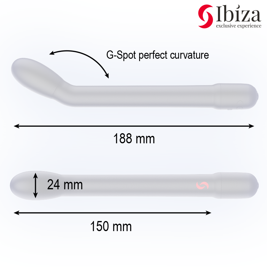 IBIZA - BLACK G-SPOT VIBRATOR WITH VIBRATION — IBIZA TECHNOLOGY · Vibratoare (imaginea 6)