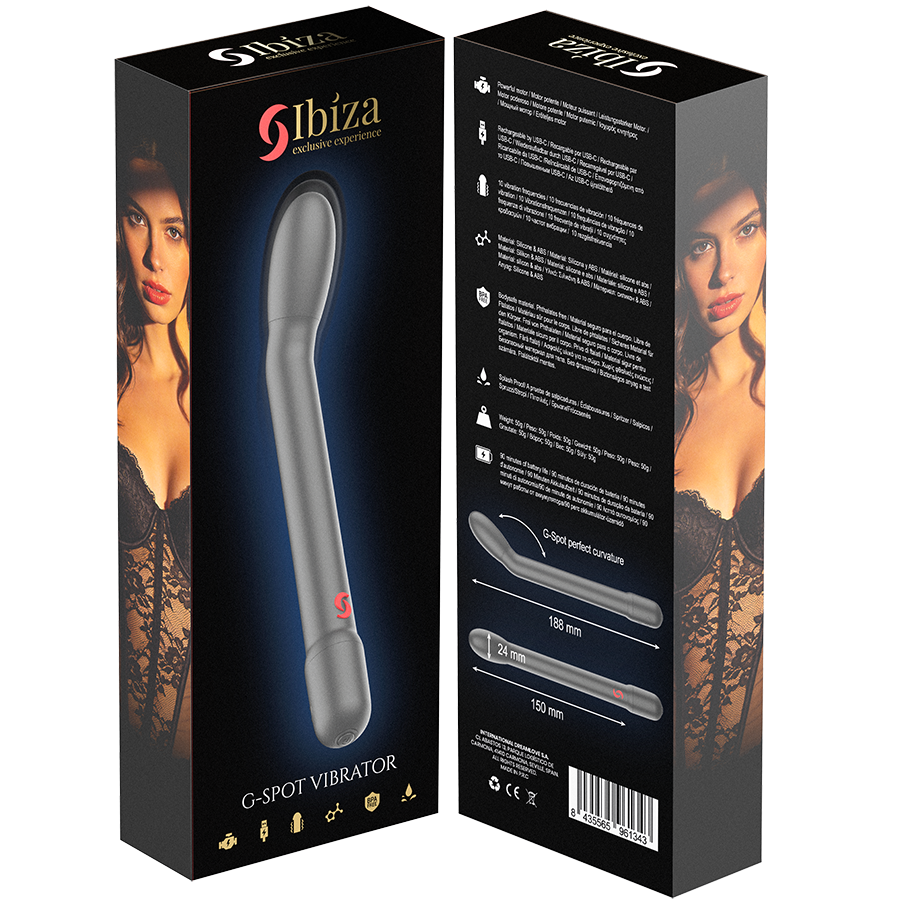 IBIZA - BLACK G-SPOT VIBRATOR WITH VIBRATION — IBIZA TECHNOLOGY · Vibratoare (imaginea 7)