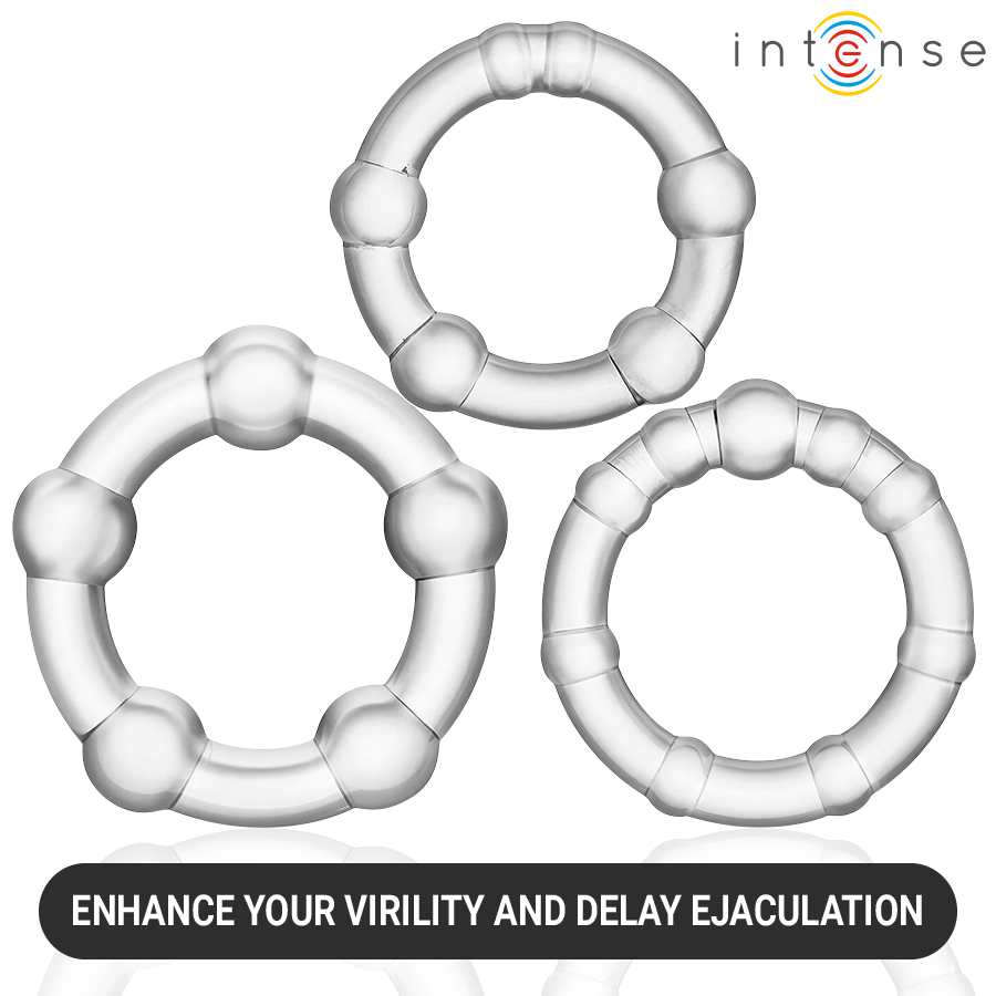 INTENSE - BOURNE SET OF 3 PENIS RING · Inele & Mansoane Penis (imaginea 6)
