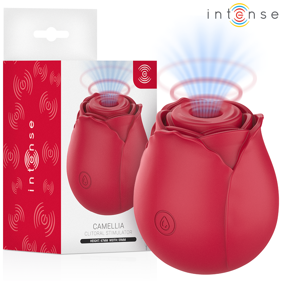 Intense-Camellia Stimulator Clitoridian prin Sucțiune Bordo 373 Intense-Camellia Stimulator Clitoridian prin Sucțiune Bordo